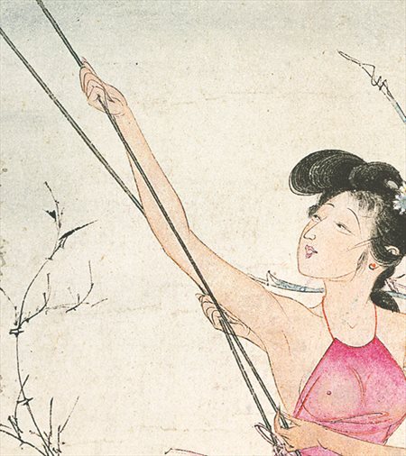 伊川-胡也佛的仕女画和最知名的金瓶梅秘戏图